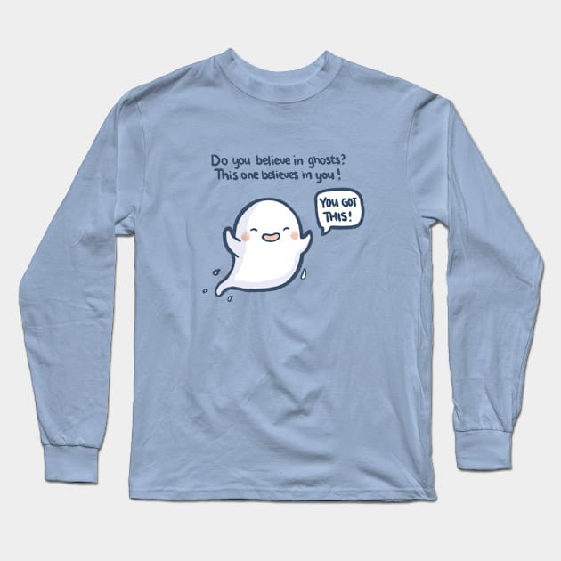 Do you believe in Ghosts Long Sleeve T-Shirt by mschibious